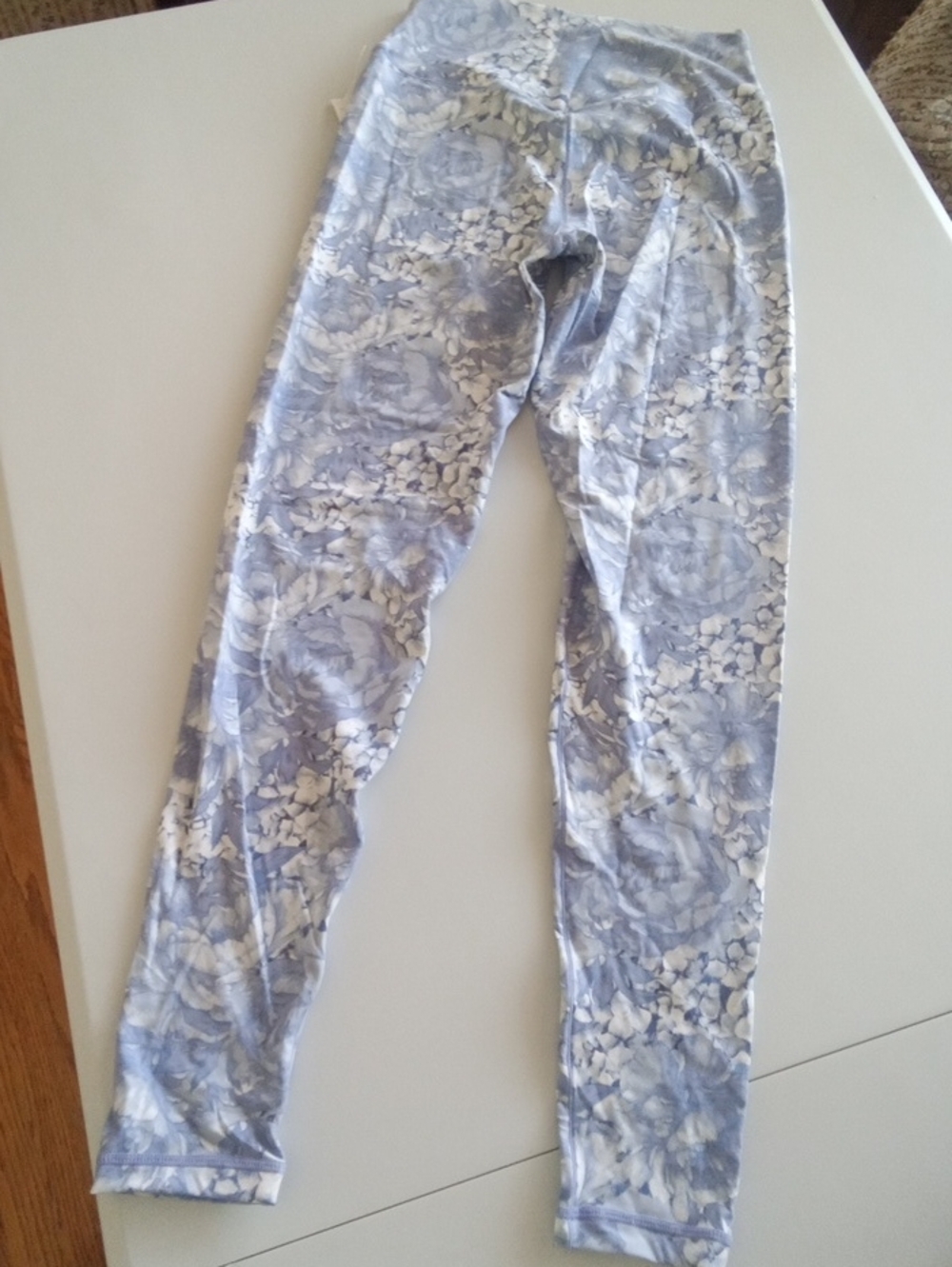 Ultra Flirt Light Blue Floral Leggings